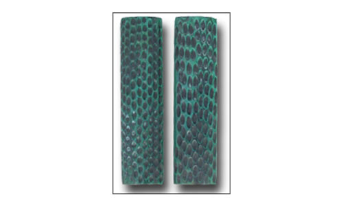 Jigged Bone Scale Dyed (Green)